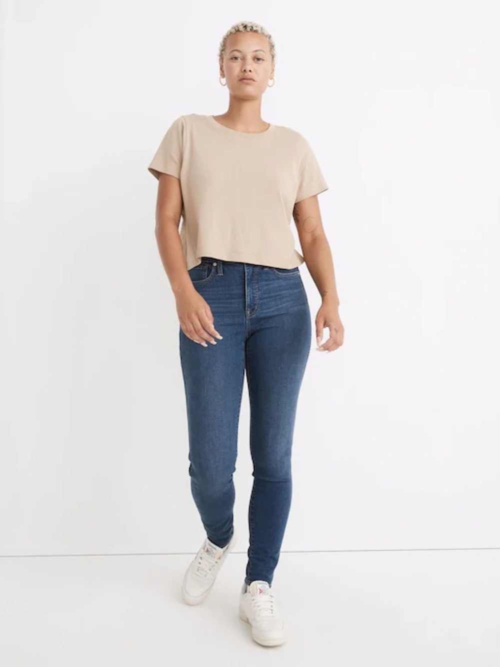 Madewell Curvy High-Rise Skinny Jeans in Coronet Wash